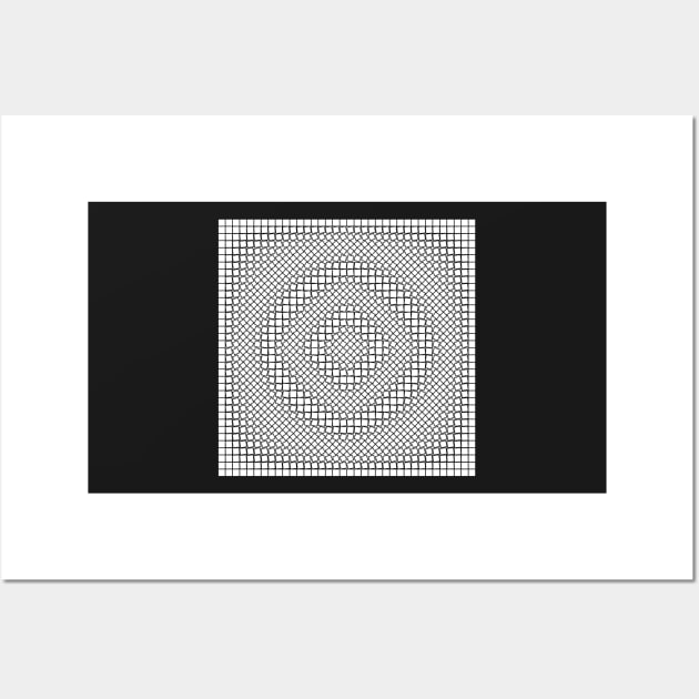 Square Wave 002 Wall Art by rupertrussell